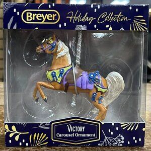 Breyer Holiday Christmas 2025 Carousel Ornament - Victory